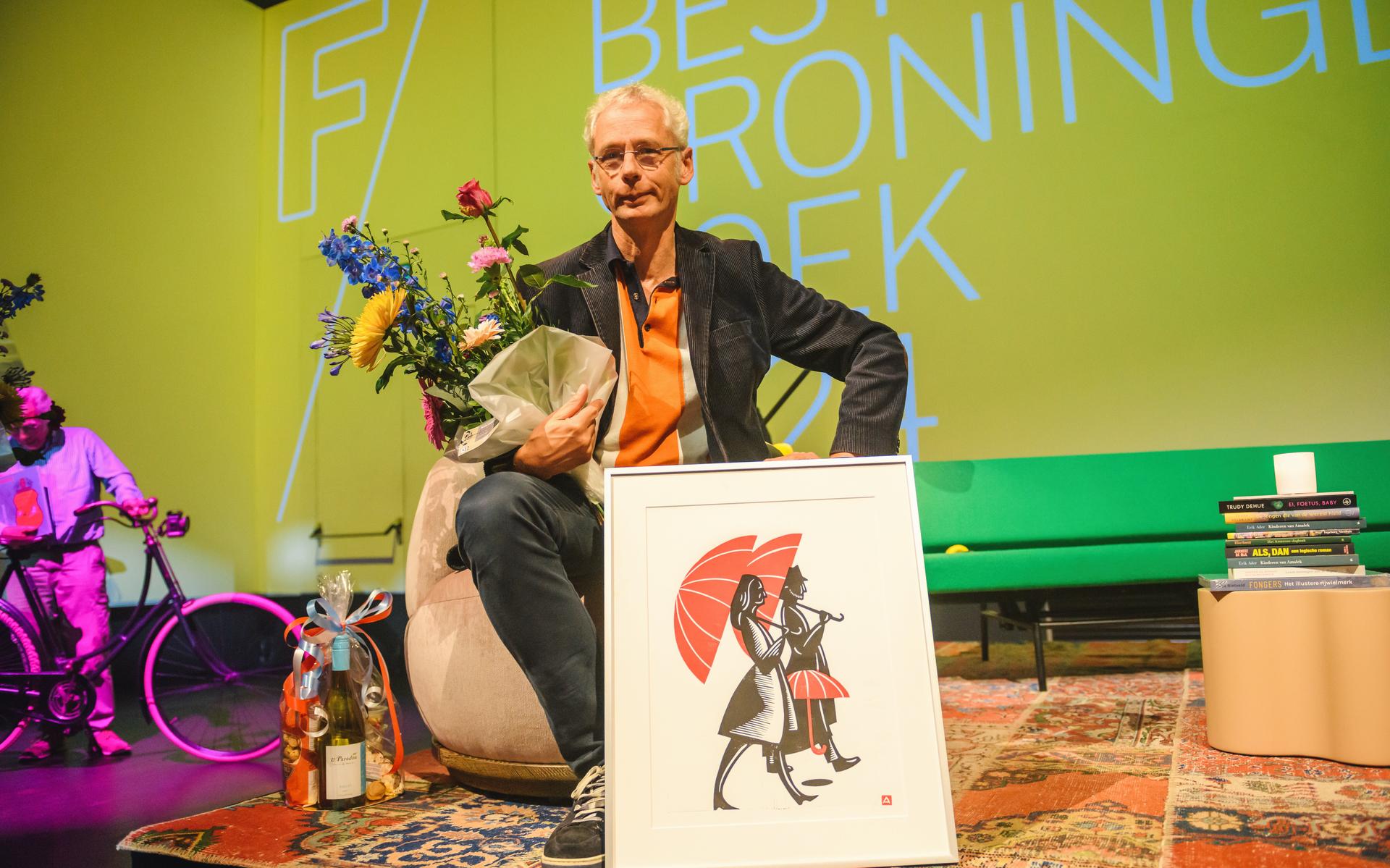 Alweer een prijs voor schrijver Tjibbe Veldkamp uit Groningen, dit keer